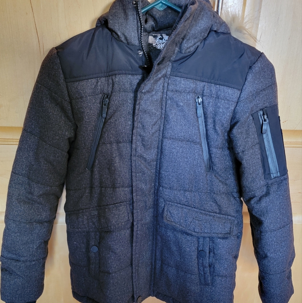 BOYS (8) First Wave, heavy jacket,  with hood